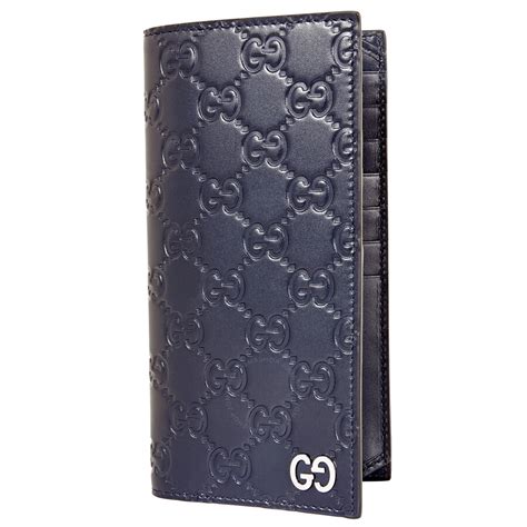 gucci men's leather long wallet|gucci men wallet outlet.